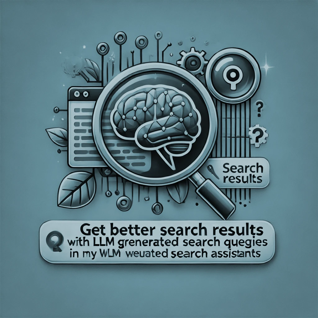 Get better search results with LLM generated search queries in my Web Search Assistant